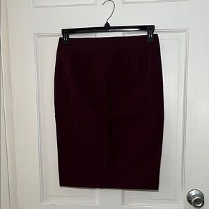 Elle Deep Burgundy Pencil Skirt (plum color)